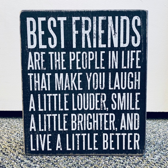 Primitives by Kathy Other - 👭BEST FRIENDS👭Wooden Decor
